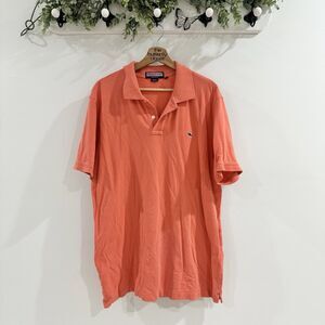 Mens Vineyard Vines Peach Polo Shirt Large 6-5034